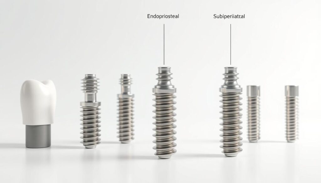 Types of Dental Implants Diagram Types of Dental Implants Diagram