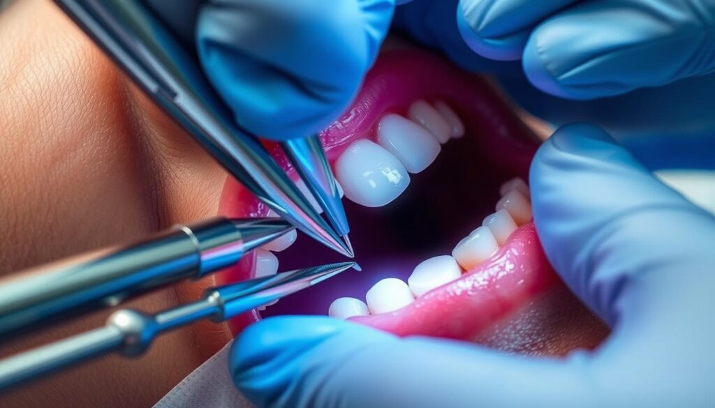 composite fillings application and silver amalgam fillings procedure